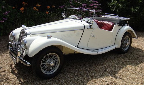 1954 MG MIDGET TF 1250 ROADSTER For Sale by Auction