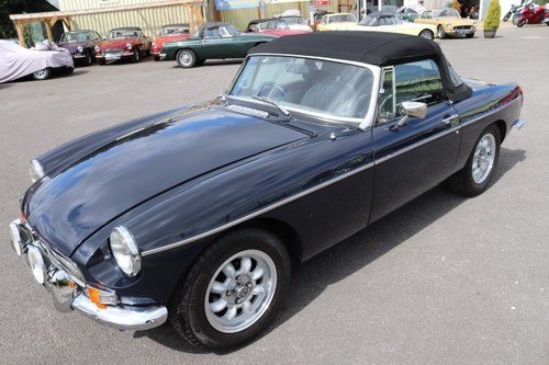 1974 MGB HERITAGE SHELL in Midnight blue For Sale