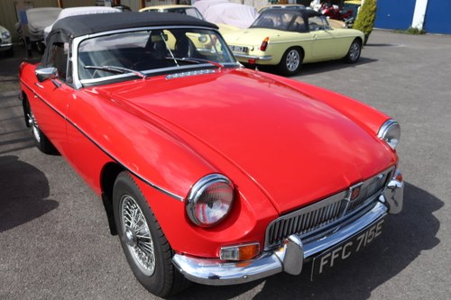 1967 MGB HERITAGE SHELL, Oselli engine. For Sale