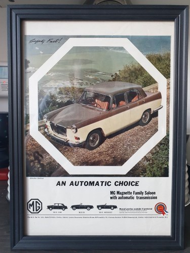 1963 Original MG Magnette Advert In vendita