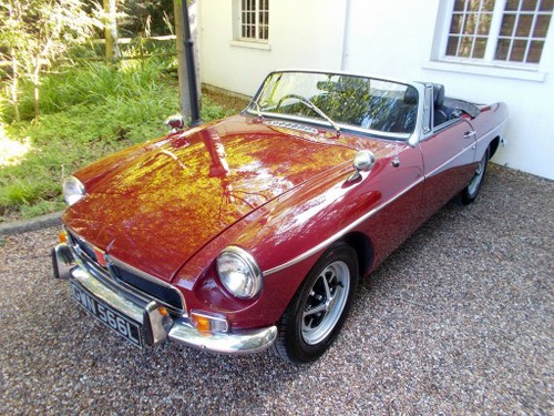 MGB ROADSTER 1972 Two Former Keepers  SOLD