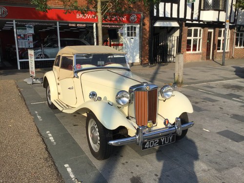 1951 MG TD LHD  For Sale