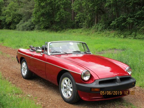 1978 Lovely MGB Roadster For Sale SOLD