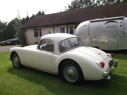 1959 MG A 1500cc, Fixed Head Coupe, Left Hand Drive, MGA SOLD