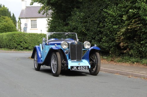 1935 MG PA in Oxford & Cambridge Blue - 8k since 90's rebuild SOLD