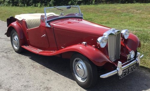 1950 MG TD TWO-SEATER For Sale by Auction