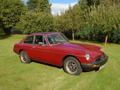 1977 1978 MGB GT with Overdrive  SOLD
