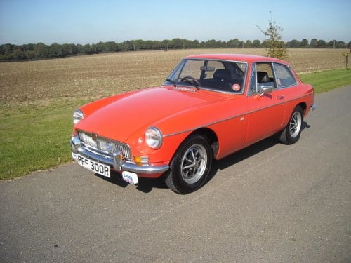 1977 MGB BGT IN SUPERB ORDER THROUGH OUT NOW SOLD In vendita