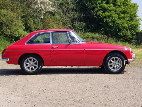 MG B GT, 1972, Red, Overdrive In vendita