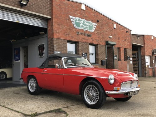 1969 MGC Roadster manual with overdrive SOLD