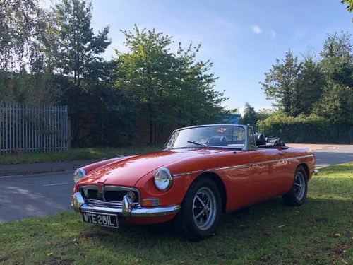 1972 MGB Roadster Manual / Overdrive For Sale