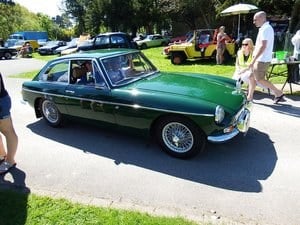 MGB GT British Racing Green Wire Wheels For Sale