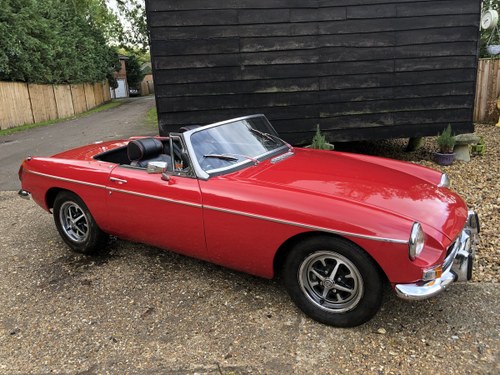 1974 MGB Roadster  Red For Sale