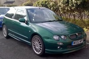 2002 MG ZR 160 VVC STANDARD SPEC  LE MANS GREEN For Sale
