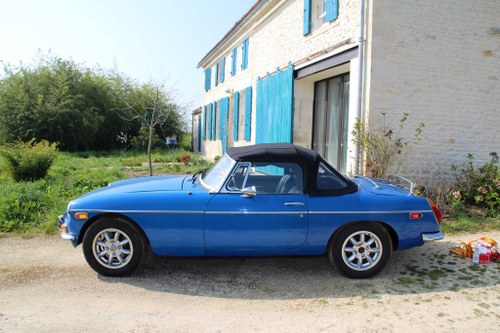 1976 MGB Roadster LHD  For Sale