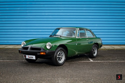 1978 MGB GT, Brooklands Green, with just 15,696 miles For Sale