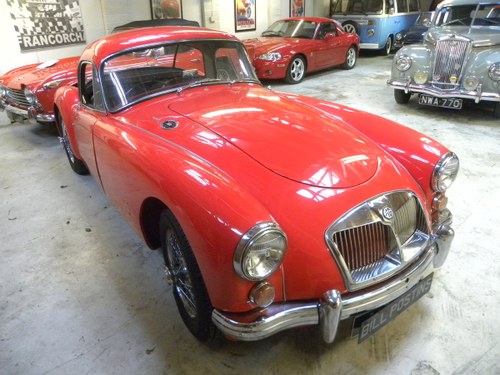 1959 MGA 1600 COUPE.RESTORED.COMPETED IN 1960 MONTE CARLO RALLY In vendita