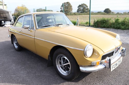 1972 MGB GT in Harvest Gold SOLD