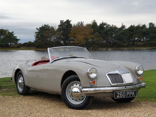Original UK RHD 1959 MG A Roadster with great history For Sale