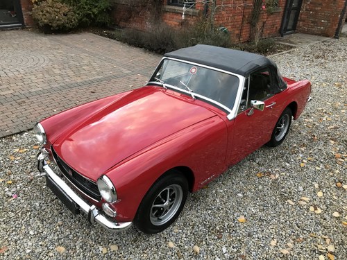 1973 MG Midget Chrome Bumpers, Round Wheel Arch For Sale