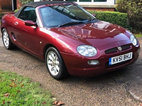 2001 MGF 1.8 Sports mot June 2020 s/history VERKOCHT