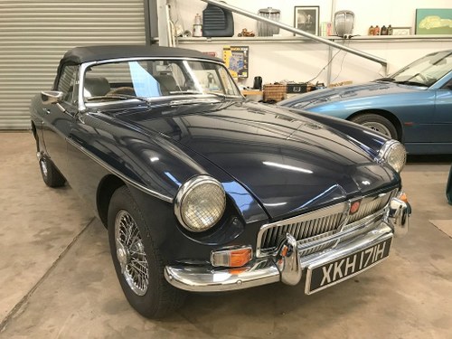 1969 MGB Roadster. Rebuilt with New Shell. For Sale