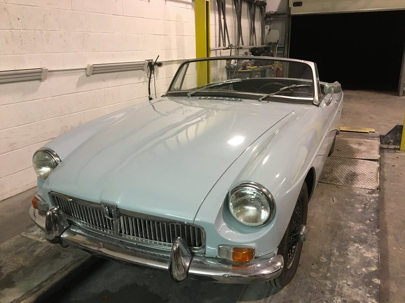 1968 MGB Roadster, Unfinished Project, California Import LHD