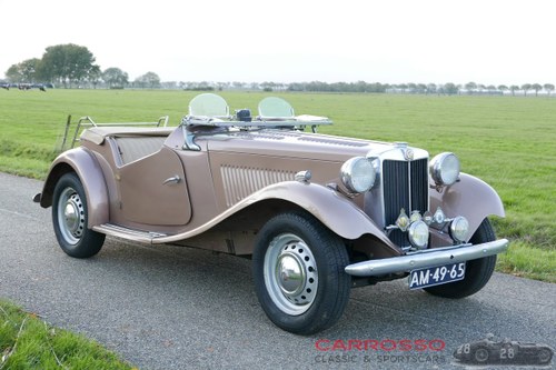 1951 MG TD Roadster in beautiful patina condition For Sale
