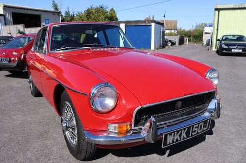 1971 MGB GT, Wires and overdrive,detailed engine bay For Sale