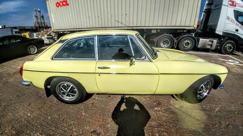 1976 MGB GT Rare one year only color Chartreuse SOLD