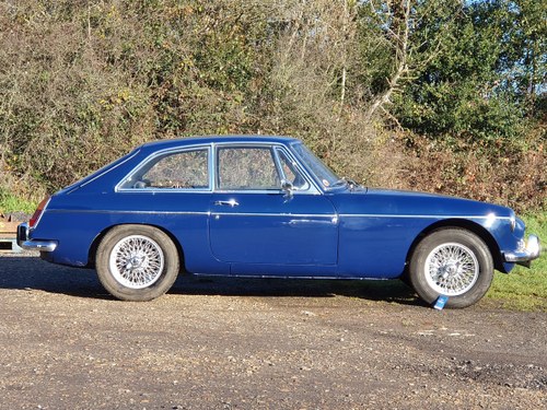 MG B GT, 1967, Mineral Blue In vendita