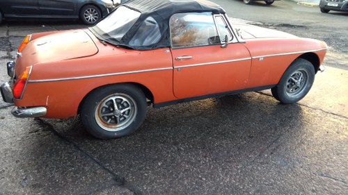 1973 MGB roadster with heritage bodyshell SOLD