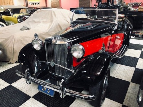 1952 MG TD Owned by Candice Bergan Beautiful Vehicle For Sale