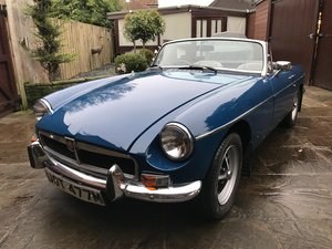 1974 Mgb roadster teal blue, 2 owners, amazing For Sale
