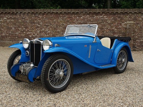 1935 MG PA Supercharger 4-Seater Bare-Metal / Body-Off restored, In vendita