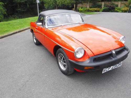 **REMAINS AVAILABLE** 1976 MG B Roadster For Sale by Auction