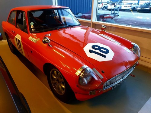 1966 MGB GT Classic race car, road legal. MOT ok. For Sale