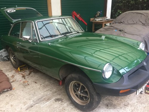 1981 MG BGT 1800 with overdrive SOLD