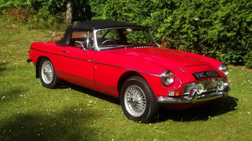 1968 MG C AUTOMATIC Sports roadster SOLD