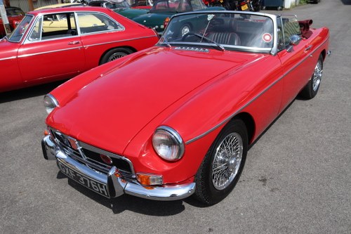 1970 MGB Roadster, restored, 12 others available. For Sale
