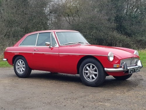 MG B GT, 1972, Red, Overdrive For Sale
