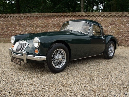 1961 MG A 1600 Coupé MK1 fully restored, mint condition, only 851 For Sale