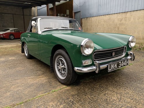 1970/H MG Midget MKIII Stunning car in BRG. NOW SOLD SOLD