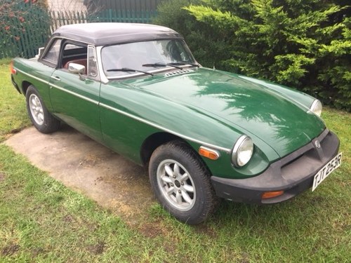 Lot 21 - A 1977 LHD MG B roadster- 09/2/2020 For Sale by Auction