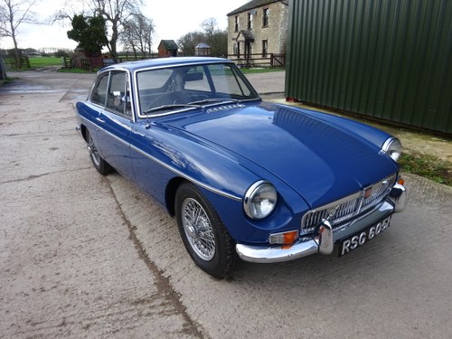 A HIGHLY ORIGINAL, LOW MILEAGE MGB GT (BMC) 1969  For Sale