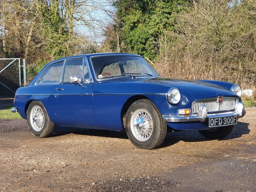 MG B GT Mk1, 1967, Trafalgar Blue In vendita