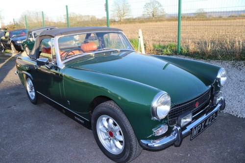1971 MG Midget in BRG, Exceptional example. SOLD