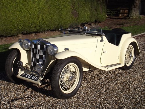 1938 MG TA - NOW SOLD. Similar cars wanted