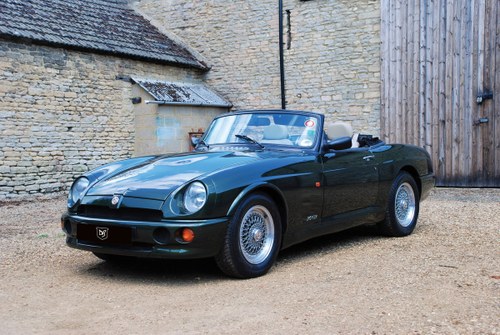1995 A beautiful condition MG RV8 with just 6,000 miles SOLD