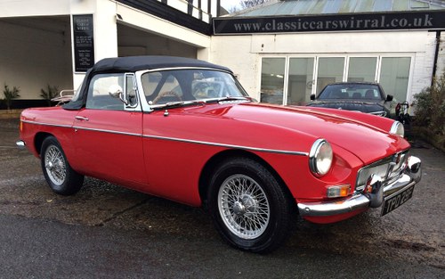 1968 MGB ROADSTER. O/D WIRE WHEELS For Sale